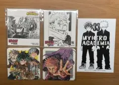 ヒロアカ 呪術廻戦 特典 色紙 コースター ポストカード