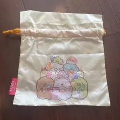 すみっコぐらし 巾着ポーチ タピオカコンビニ