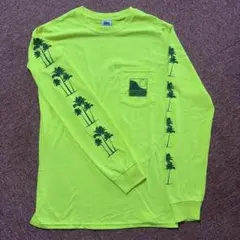 OFF SHORE 長袖Tシャツ ネオンイエロー