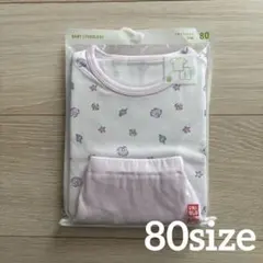 新品　UNIQLO ドライパジャマ　80 ピンク