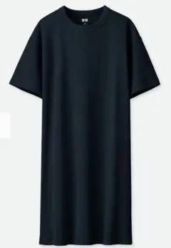 値下げ！ 美品 ユニクロ UNIQLO 半袖 クルーネック Tシャツ ワンピース