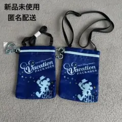 ディズニーバケーションパッケージ限定　カラビナ付きポシェット　サコッシュ　2個