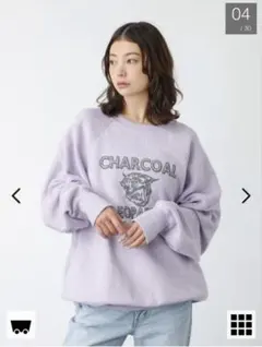 アメリカーナ×オリジナル チャコール　Leopards スウェット　ユニセックス