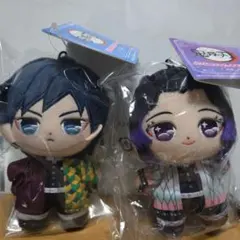 鬼滅の刃 ぷりぬいたっちどりーむみに 冨岡義勇　胡蝶しのぶ　セット売り