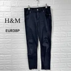 エイチアンドエム H&M ダメージ加工 スキニーデニム ストレッチ加工 S～Mのサムネイル