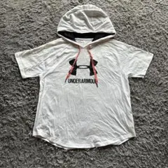 Under Armour フード付きTシャツ LG/G/G ホワイト
