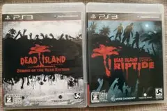 【PS3ソフト】 DEAD ISLAND + RIPTIDE 2枚セット