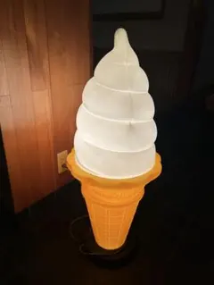 TOMI スジャータ ソフトクリーム型スタンド あんどん 業務用看板 TOMI スジャータ ソフトクリーム型スタンド あんどん 業務用看板