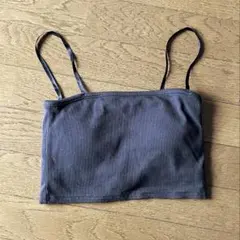 チューブトップ　グレー　ベアトップ