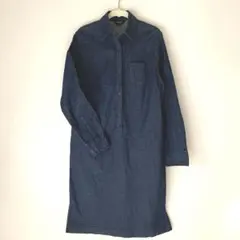 美品✨オールドユニクロ 紺タグ ヴィンテージ デニムプルオーバーワンピース M