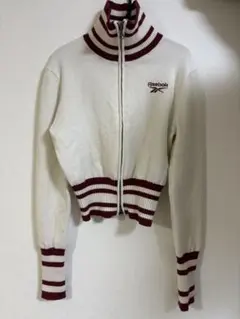 Reebok ハイネック クロップドジャージ