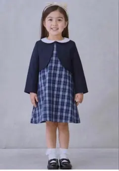 【美品】プティマイン　フォーマルワンピース　ボレロ 卒園式入学式