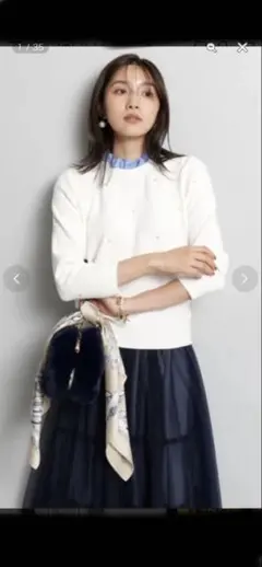 新品　JUSGLITTY NEWハート刺繍ブルオーバーM