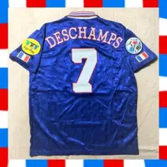 【ほぼ新品の当時物！】98年W杯フランス代表 / ジダン / アウェイ ほぼ新品の当時物！】98年W杯フランス代表 / ジダン / アウェイ - メルカリ