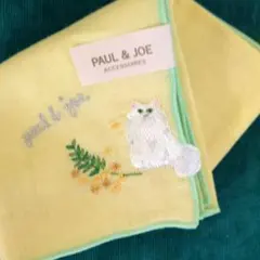 PAUL & JOE 　猫刺繍ハンカチ