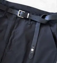 SENTI レザースタッズロングベルト