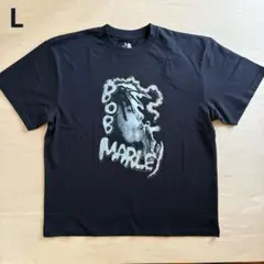 新品 L ZION ボブマーリー メンズ Tシャツ 半袖 黒 レゲエ ザイオンのサムネイル