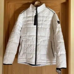 メンズ　白　撥水　ダウンジャケット