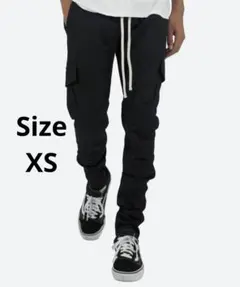 mnml ZIP CARGO DRAWCORD PANTS / BLACK8