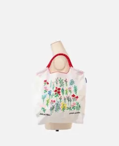 【未使用】BALL&CHAIN　Mサイズ　花刺繍　トートバッグ　セキネショウゴ