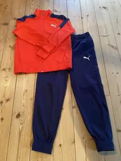 PUMA 赤ネイビー ジャージセット