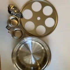 アムウェイクイーンクック鍋 内鍋&万能カップ&仕切り板セット