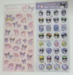 サンリオ マイメロディ クロミ ぷくっとシール ストーンシール 2枚セット