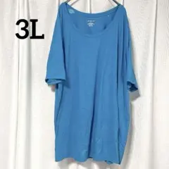 LANE BRYANT 【3L〜4L】大きいサイズ 半袖 Tシャツ ブルー