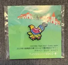 2025年大阪万博 ピンバッジ コロンビア 小鳥