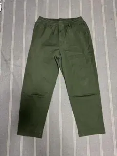 グリーン イージーパンツ