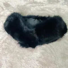 SAGA FOX サガフォックス リアルファー ティペット ブラック 上品