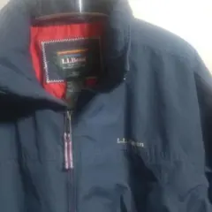 L.L.Bean ネイビー フルジップ マウンテンパーカー フード付