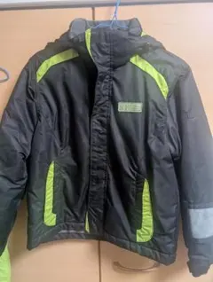 RESEEDA キッズ スキーウェア 上下セット ブラック×グリーン　140cm