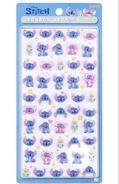スティッチ　ボンボンドロップシール　mini ディズニー　シール　ボンドロ