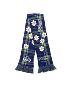 wiggle wiggle × HTH ウィグルウィグル　マフラー　 ネイビー