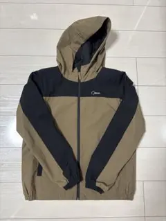 LOGOS DAYS フード付きジャケット ブラウン/ブラック