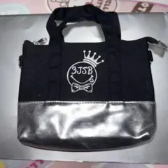 3JSB トートバッグ 黒/銀