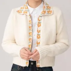 zaraカーディガン花柄
