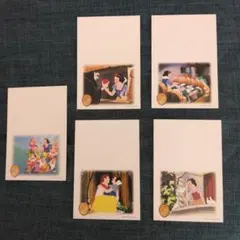 ディズニー　白雪姫　官製はがき　ポストカード　5枚セット