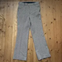FARAH チェック柄 フレアパンツのサムネイル