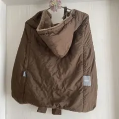 着用回数1回　美品BabyHopper ブラウン フード付きアウター