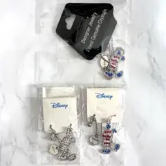 Disney ミッキー ネックレス&ピアスセット