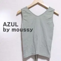 AZUL by moussy アズール　カットソー　袖なし　タンクトップ　レース