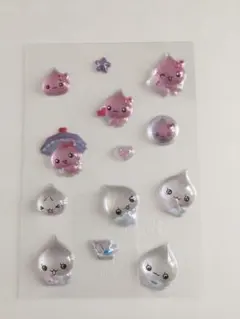 【正規品】　シール　おすそわけ みるみるちゃん うるおいちゃん PPシート