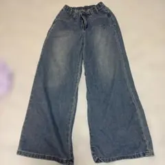 SHEIN デニム ワイドパンツ 11Yのサムネイル