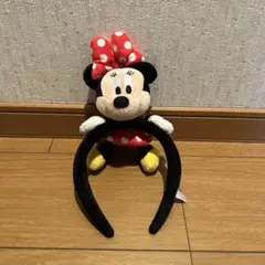 ミニーちゃん カチューシャ ぬいぐるみ