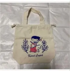 希少✨　美品　カレルチャペック　巾着バッグのサムネイル