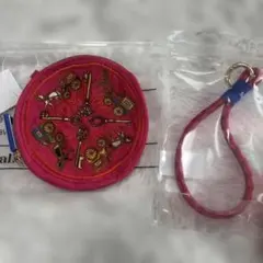 【新品】Ball ＆ Chain ラウンドポーチ ストラップ ピンク