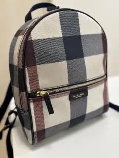 BLUE LABEL クレストブリッジチェックPVCバックパック