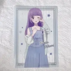 アイカツ！ 氷上スミレ アニメイトフェア パジャマ ルームウェア クリアファイル
